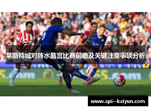 莱斯特城对阵水晶宫比赛前瞻及关键注意事项分析 莱斯特城对阵水晶宫比赛前瞻及关键注意事项分析